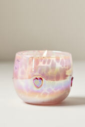 Luster Heart Fruity Vanilla & Dark Plum Valentine's Day Icon Glass Candle - thumbnail 1