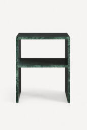 Gia Marble Open Side Table - thumbnail 1