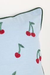 Icon Cotton Embroidered Cushion - thumbnail 4