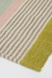 Warren Striped Handwoven Wool Rug - thumbnail 3