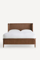 The Isla Fluted-Wood Bed - thumbnail 1