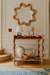 LALA Reimagined Oak Bar Cart