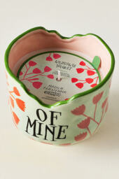 Natalie Ferstendik x Anthropologie Floral Wildflower Bouquet Ceramic Candle - thumbnail 3