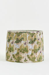 Merve Kahraman Ruched Printed Drum Lamp Shade