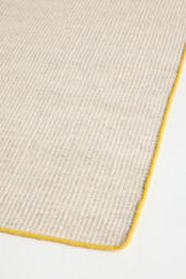 Flatwoven Wool Contrast-Stitched Binding Rug - thumbnail 2