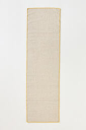 Flatwoven Wool Contrast-Stitched Binding Rug - thumbnail 3