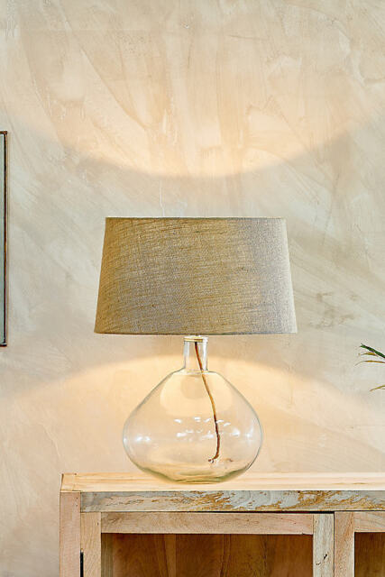 nkuku Baba Recycled Glass Lamp