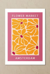 East End Prints Amsterdam Flower Market Wall Art Print - thumbnail 2