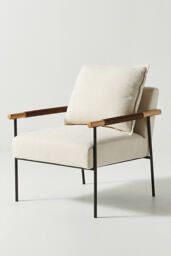 Valencia Linen Atticus Armchair - thumbnail 4