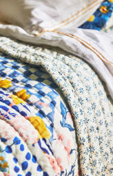 100% Cotton Voile Printed Quilted Bedspread Collection - thumbnail 3