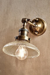 nkuku Zowie Recycled Glass Wall Light - thumbnail 1