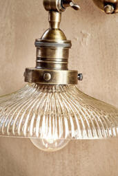 nkuku Zowie Recycled Glass Wall Light - thumbnail 3