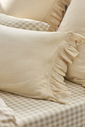 Ruffled Spa Sateen Duvet Cover - thumbnail 3