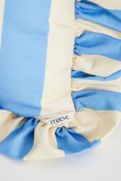 Maeve Striped Ruffle Indoor/Outdoor Cushion - thumbnail 3