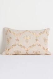 Damask Cotton Woven Icon Cushion - thumbnail 3