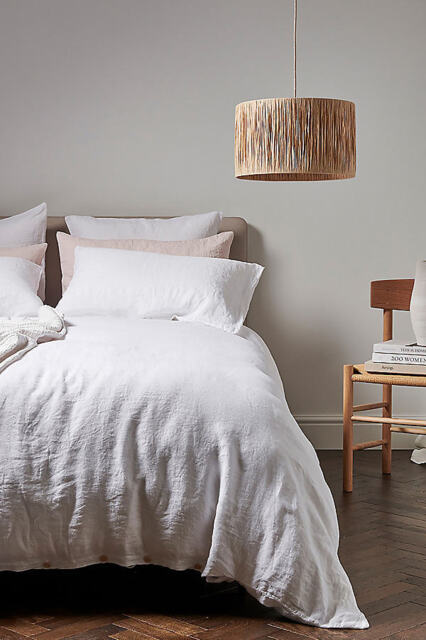 Bedfolk White Linen Pillowcases, Set of 2 - image 1