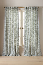 Irina Cotton Floral Printed Curtain - thumbnail 1