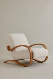 Herbin Linen Lounge Chair - thumbnail 1