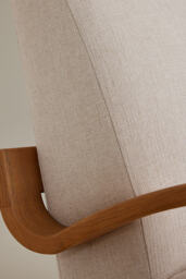 Herbin Linen Lounge Chair - thumbnail 3