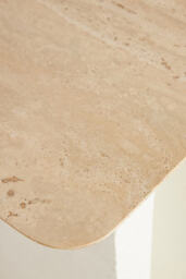 Aspen Sculptural Marble-Top Side Table - thumbnail 4