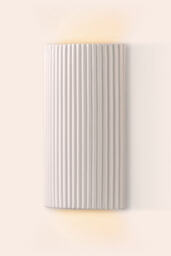 houseof Ribbed Ceramic Pillar Wall Light - thumbnail 4