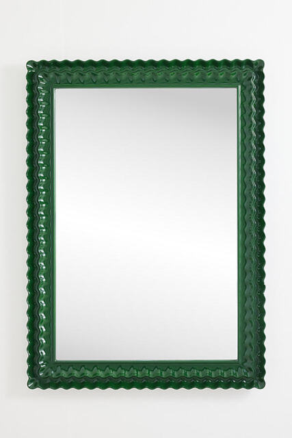Phillippa Scalloped Portrait Wall Mirror - image 1