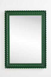 Phillippa Scalloped Portrait Wall Mirror - thumbnail 1