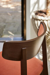 Amy Velvet-Upholstered Beech Wood Dining Chairs, Set of 2 - thumbnail 3