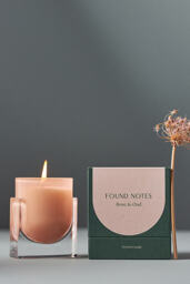 Found Notes Rose & Oud Boxed Candle