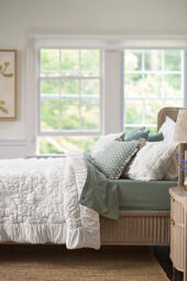 Taylor Cotton Percale Duvet Cover - thumbnail 4