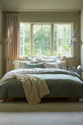 Taylor Cotton Percale Duvet Cover - thumbnail 2