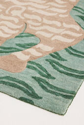 Wool Hand-Tufted Tiger Rug - thumbnail 2