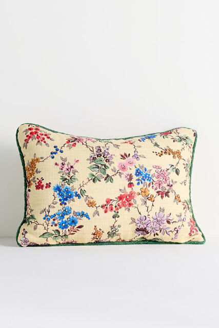 Leiah Printed Indoor/Outdoor Floral Cushion - image 1
