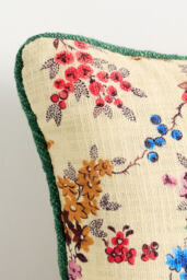 Leiah Printed Indoor/Outdoor Floral Cushion - thumbnail 3