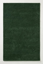 Hand-Tufted Sculpted Daisy Wool Rug - thumbnail 1