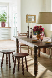 Fir Oak Dining Stool - thumbnail 4