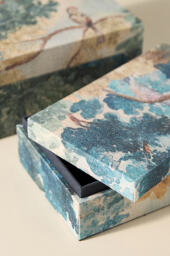 Judarn Fabric Covered Boxes, Set of 2 - thumbnail 2
