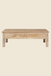 nkuku Laali Grooved Mango Wood Coffee Table - thumbnail 4