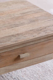 nkuku Laali Grooved Mango Wood Coffee Table - thumbnail 2