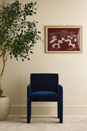 Lydia Velvet Dining Chair - thumbnail 1