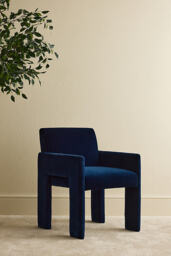 Lydia Velvet Dining Chair - thumbnail 2