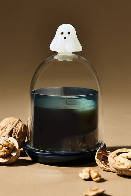 Ghost Icon Cloche Gourmand Sugared Walnut & Spice Glass Candle - image 1
