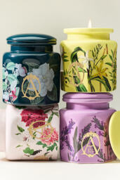 Apothecary 18 Floral Night Gardenia Ceramic Candle - thumbnail 2