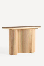 Scout Burl Wood Fluted Console Table - thumbnail 2