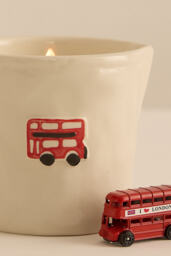 Paddywax Bistro London Bus Ceramic Candle - thumbnail 3