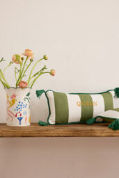 Anna + Nina Tasseled Queen Cushion - thumbnail 1