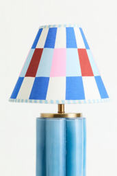Damson Madder Geometric Printed Empire Lamp Shade - thumbnail 3
