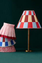 Damson Madder Geometric Printed Empire Lamp Shade - thumbnail 2