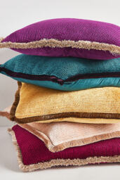 Valentina Washed Velvet Cushion - thumbnail 2