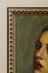 Girl With an Emerald Earring by Pat Kelley Framed Wall Art - thumbnail 2